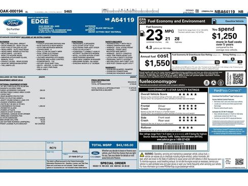 Used 2022 Ford Edge SEL w/ Convenience Package image 3