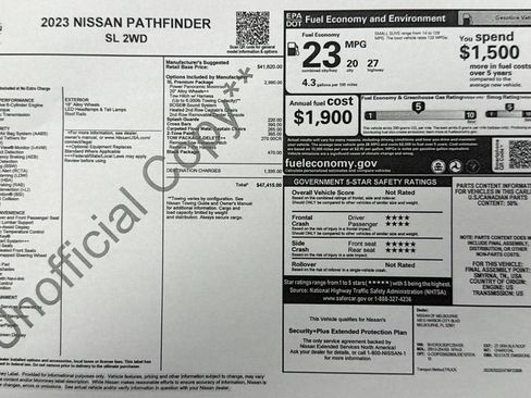 Used 2023 Nissan Pathfinder SL w/ SL Premium Package FWD image 32