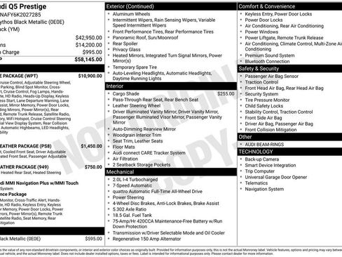 Used 2019 Audi Q5 Prestige w/ Prestige Package image 43