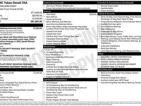 Used 2021 GMC Yukon Denali w/ Denali Premium Package image 25