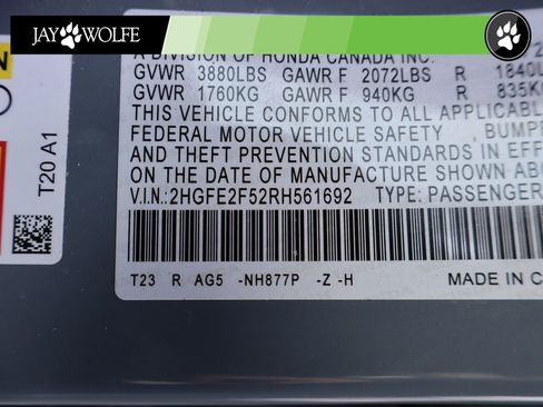 Used 2024 Honda Civic Sport image 13