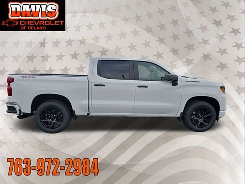 New 2026 Chevrolet Silverado 1500 Custom w/ Turbomax Blackout Package AWD/4WD image 8