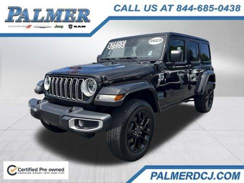 Certified 2025 Jeep Wrangler Unlimited Sahara w/ Safety Group AWD/4WD image 1