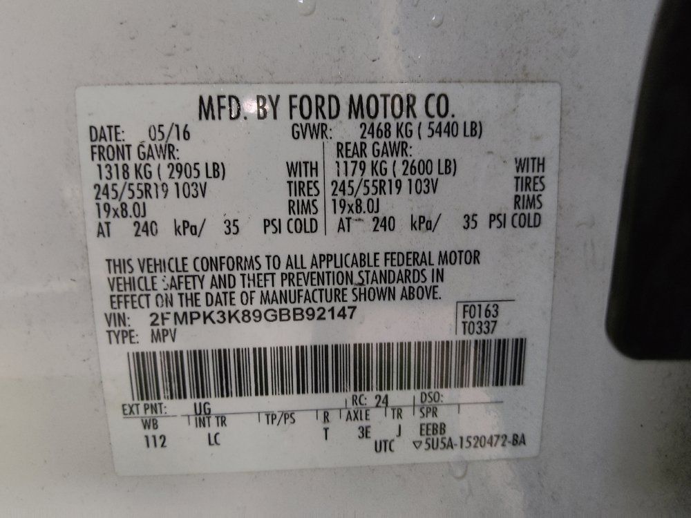 Used 2016 Ford Edge Titanium w/ Technology Package FWD image 33