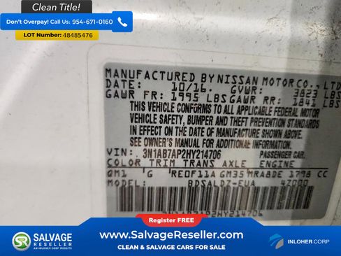 Used 2017 Nissan Sentra SV w/ All Weather Package image 16