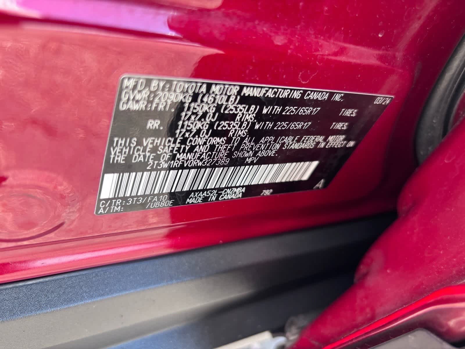 Used 2024 Toyota RAV4 XLE w/ Convenience Package FWD image 33