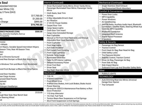 Used 2017 Kia Soul w/ Convenience Package FWD image 4