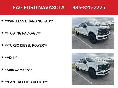 Used 2025 Ford F350 Lariat w/ Black Appearance Package AWD/4WD image 3