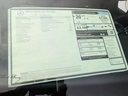 New 2026 Mercedes-Benz GLE 53 AMG 4MATIC Coupe image 16