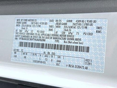 New 2026 Ford Transit 350 XL image 23