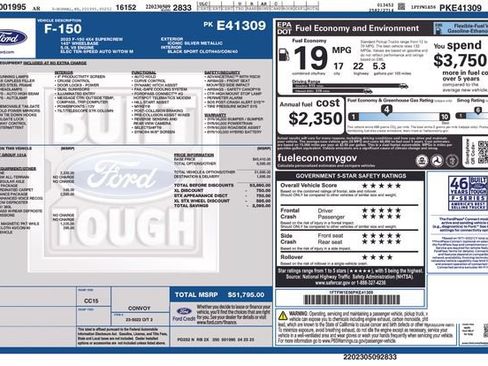 Used 2023 Ford F150 XL w/ STX Appearance Package AWD/4WD image 32