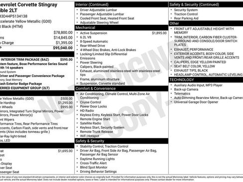 Used 2023 Chevrolet Corvette Stingray w/ Stealth Interior Trim Package image 27