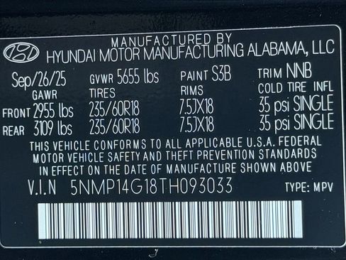 New 2026 Hyundai Santa Fe SE image 29