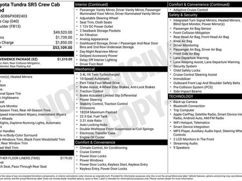 Used 2023 Toyota Tundra SR5 w/ SR5 Convenience Package AWD/4WD image 5