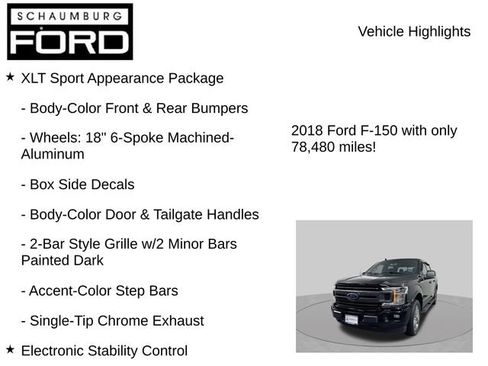 Used 2018 Ford F150 XLT w/ Equipment Group 302A Luxury AWD/4WD image 7