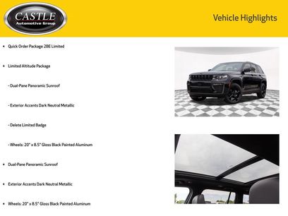 New 2026 Jeep Grand Cherokee Limited w/ Limited Altitude Package