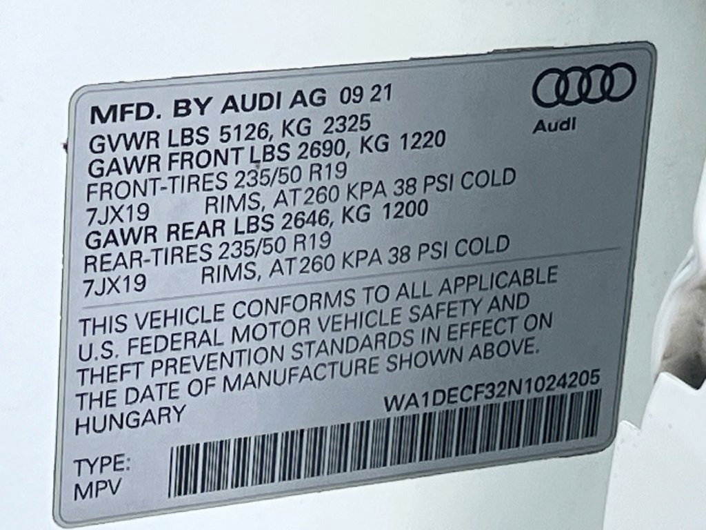Used 2022 Audi Q3 2.0T Premium w/ Convenience Package AWD/4WD image 32