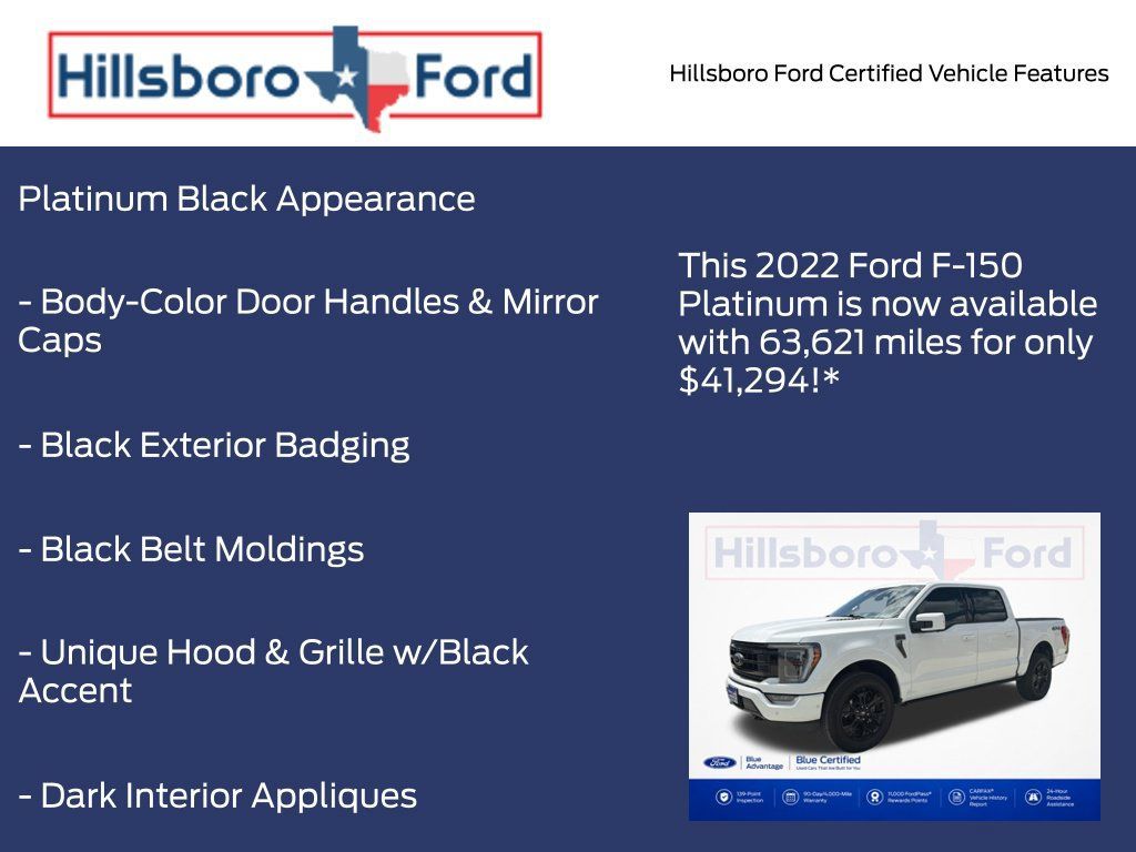 Certified 2022 Ford F150 Platinum w/ Equipment Group 701A High AWD/4WD image 9