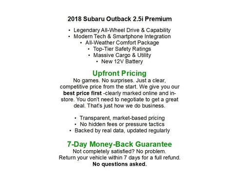 Used 2018 Subaru Outback 2.5i Premium image 1