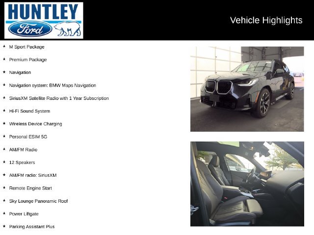 Used 2025 BMW X3 xDrive30i w/ Premium Package AWD/4WD image 2