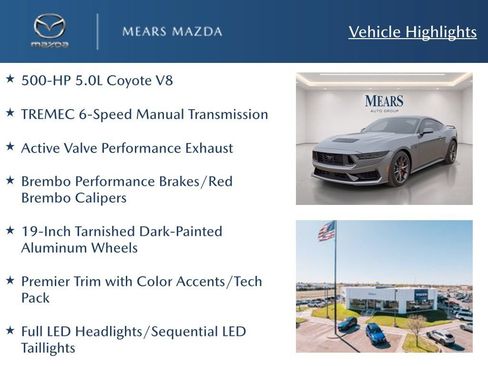 Used 2025 Ford Mustang Dark Horse RWD image 2