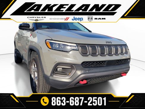Used 2022 Jeep Compass Trailhawk w/ Trailhawk Elite Group AWD/4WD image 1