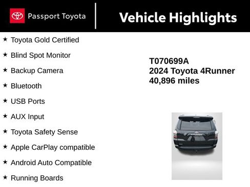 Certified 2024 Toyota 4Runner SR5 image 14