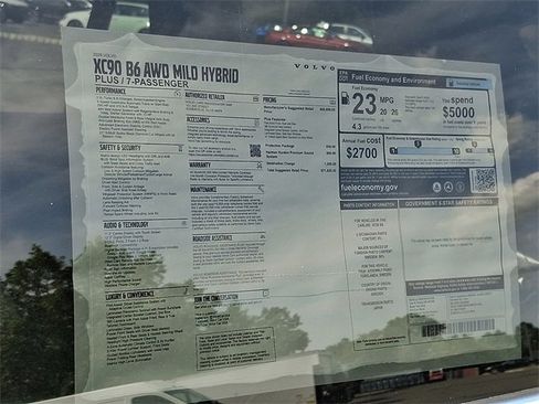 New 2026 Volvo XC90 B6 Plus w/ Protection Package Premier image 12