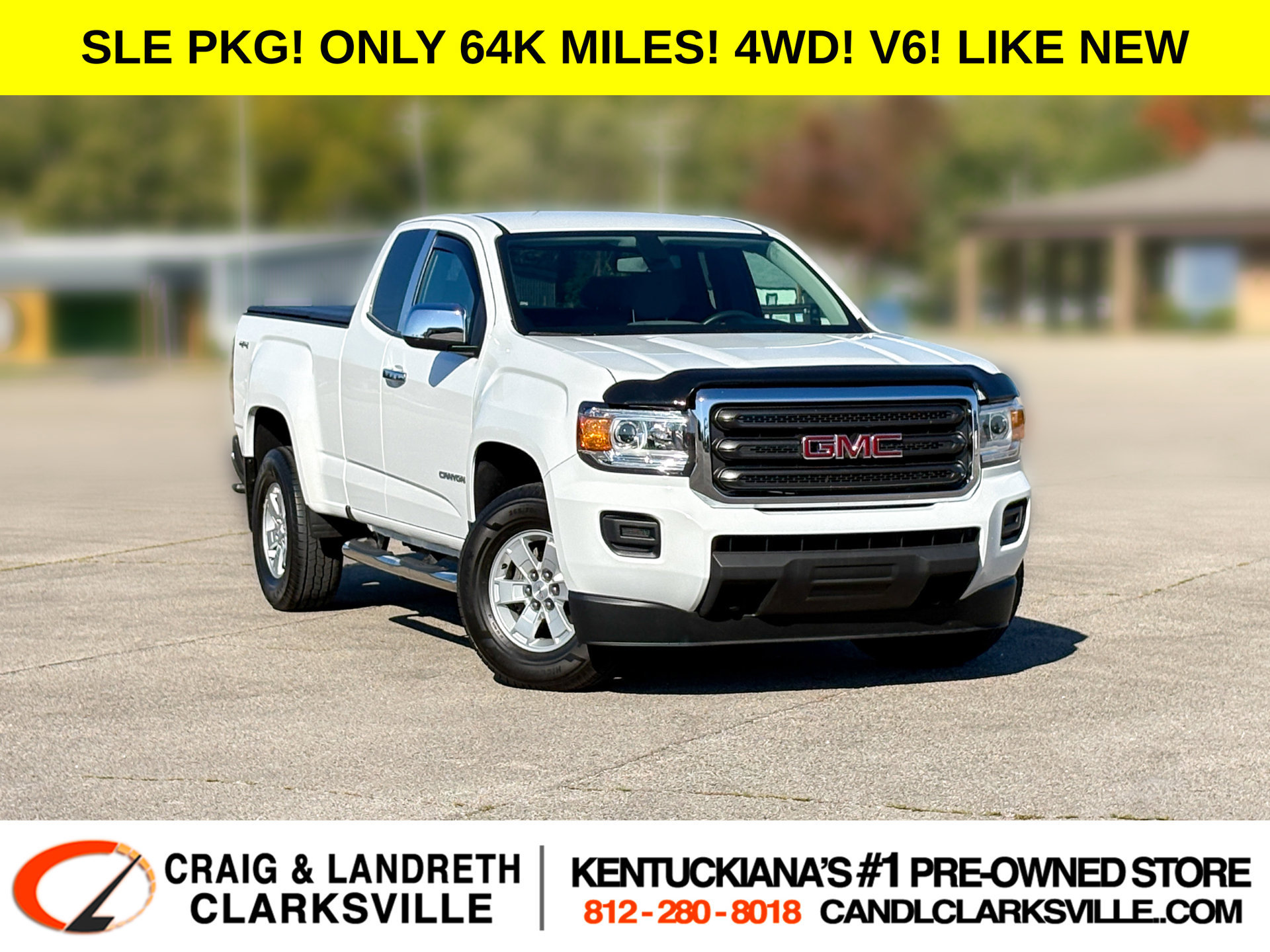 Used 2017 GMC Canyon 4x4 Extended Cab image 1