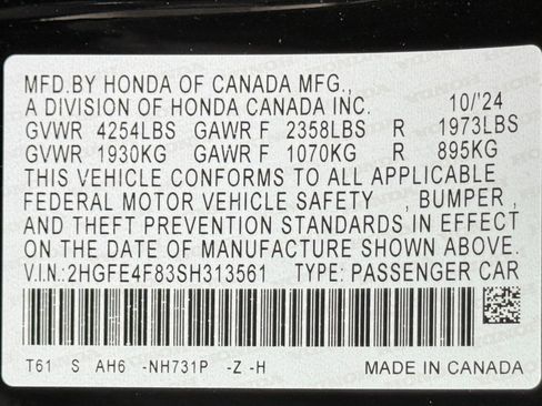 Used 2025 Honda Civic Sport Touring image 41