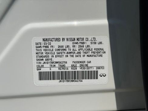 Used 2022 INFINITI Q50 Luxe w/ Cargo Package AWD/4WD image 65