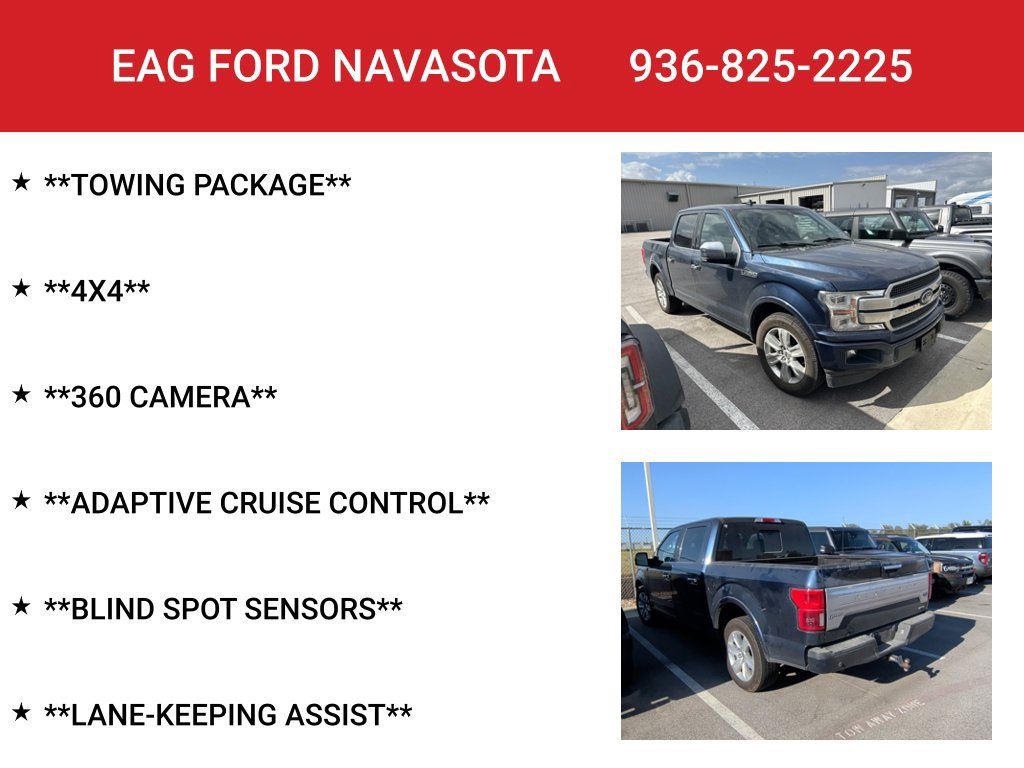 Used 2019 Ford F150 Platinum w/ Equipment Group 701A Luxury RWD image 8