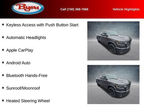 Used 2025 RAM 1500 Laramie w/ Night Edition AWD/4WD image 13