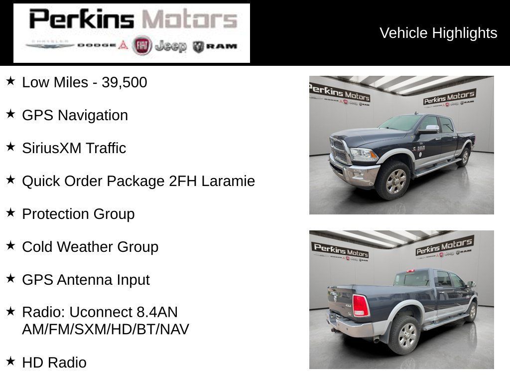 Used 2015 RAM 2500 Laramie w/ Convenience Group AWD/4WD image 8