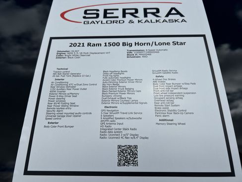 Used 2021 RAM 1500 Big Horn image 27