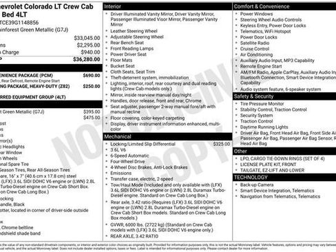 Used 2016 Chevrolet Colorado LT w/ LT Convenience Package AWD/4WD image 35