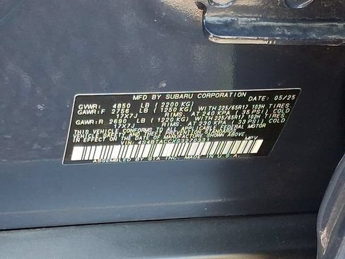 Certified 2025 Subaru Outback Premium w/ Tech Package 1 AWD/4WD image 23