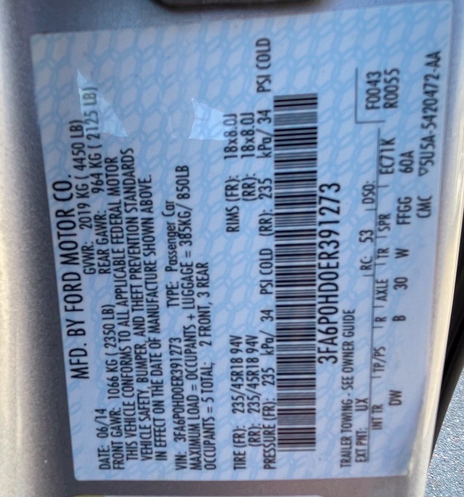 Used 2014 Ford Fusion SE FWD image 33