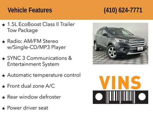 Used 2018 Ford Escape SEL FWD image 5