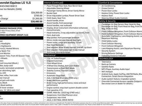 Used 2022 Chevrolet Equinox LS w/ LS Convenience Package FWD image 7