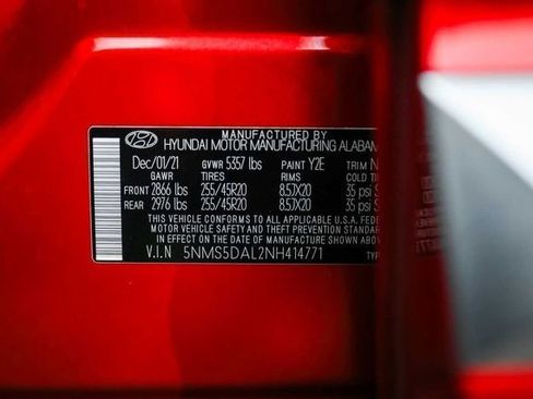 Used 2022 Hyundai Santa Fe Calligraphy image 28