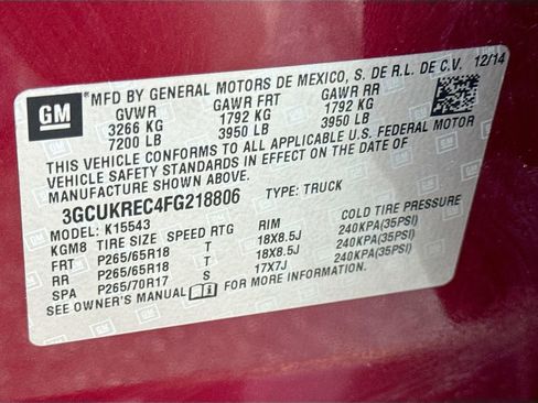 Used 2015 Chevrolet Silverado 1500 LT w/ LT Convenience Package image 38