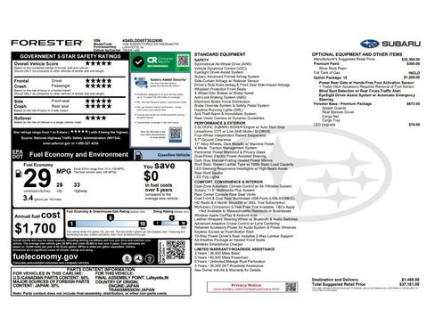 Used 2026 Subaru Forester Premium w/ Base/Premium Package AWD/4WD image 9