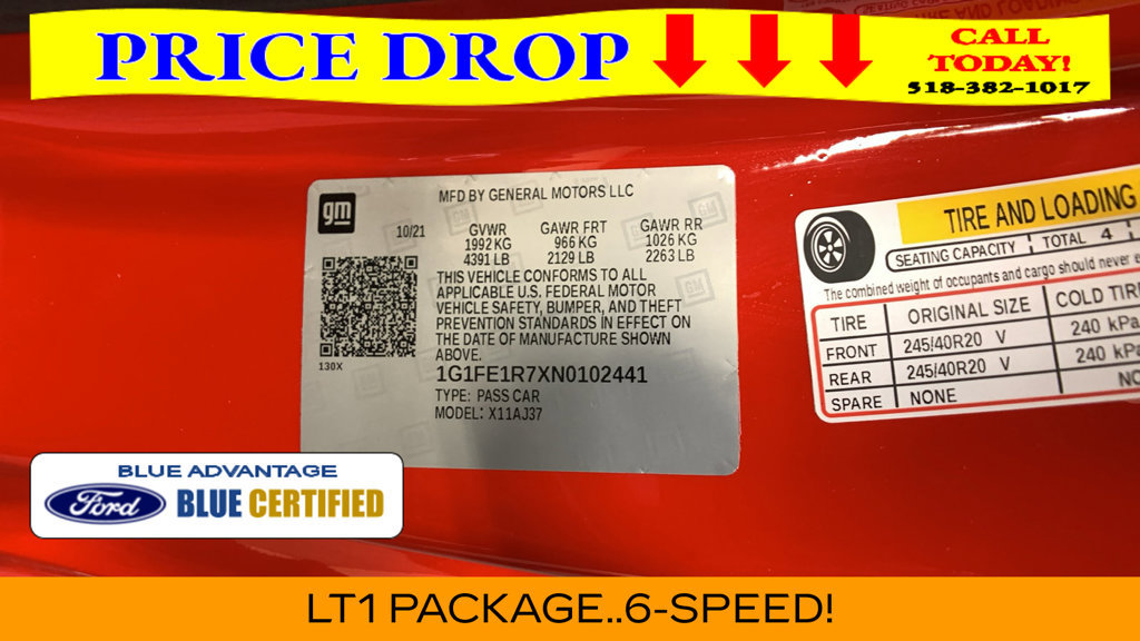 Used 2022 Chevrolet Camaro LT w/ Technology Package RWD image 41