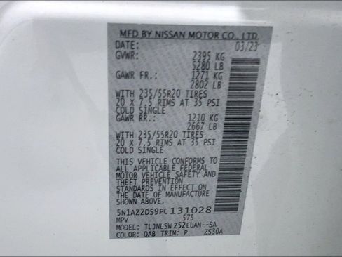 Used 2023 Nissan Murano Platinum w/ Cargo Package AWD/4WD image 14