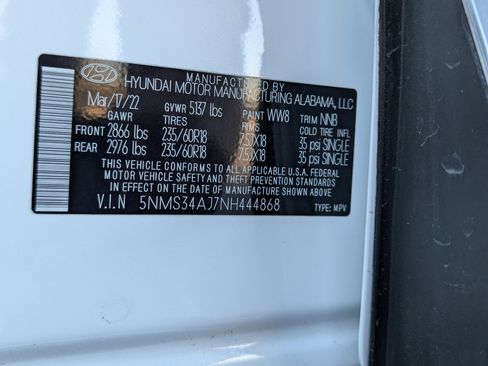 Used 2022 Hyundai Santa Fe SEL w/ Convenience + Premium Package image 39