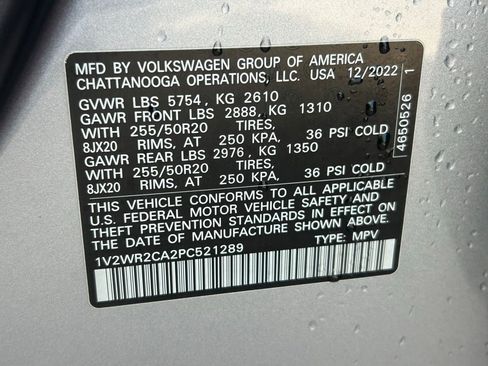 Used 2023 Volkswagen Atlas SE w/ Black Wheel Package image 68