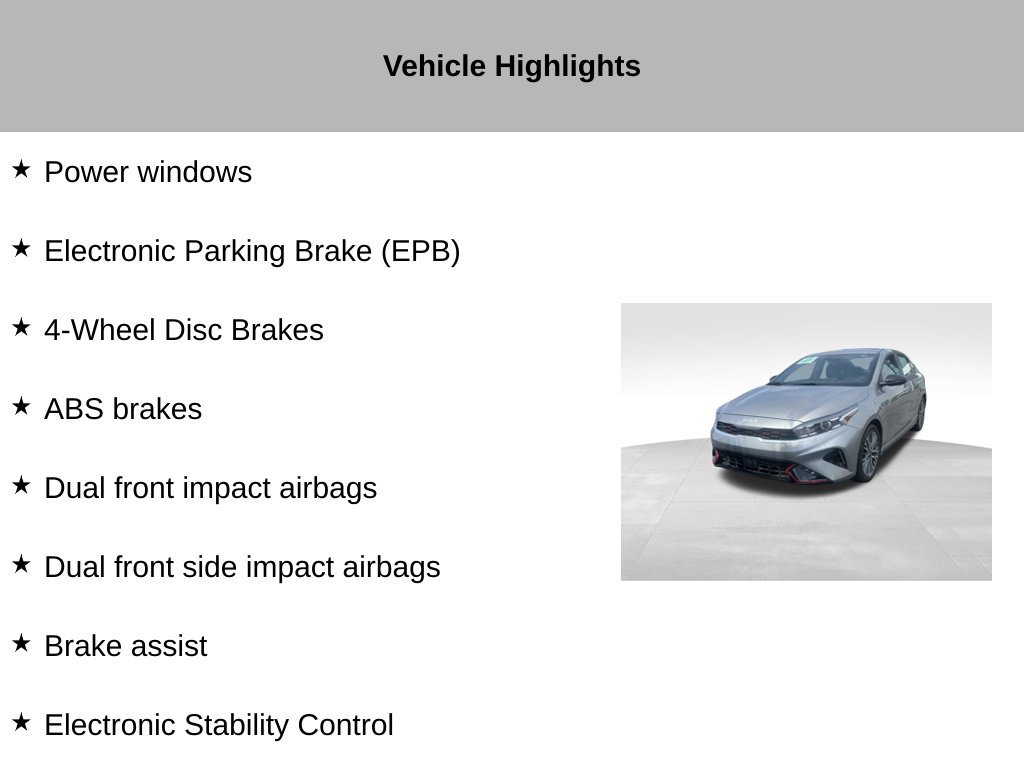 Certified 2023 Kia Forte GT-Line w/ GT-Line Technology Package FWD image 37