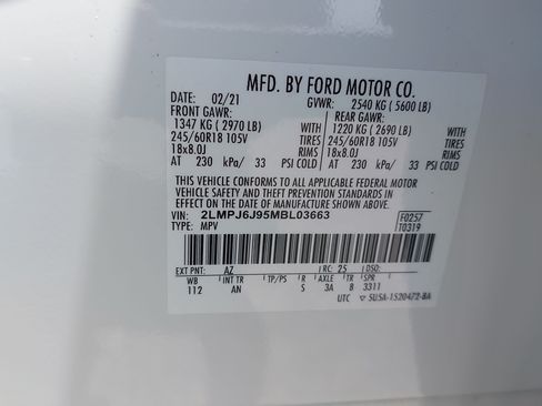 Used 2021 Lincoln Nautilus FWD w/ Equipment Group 101A image 36
