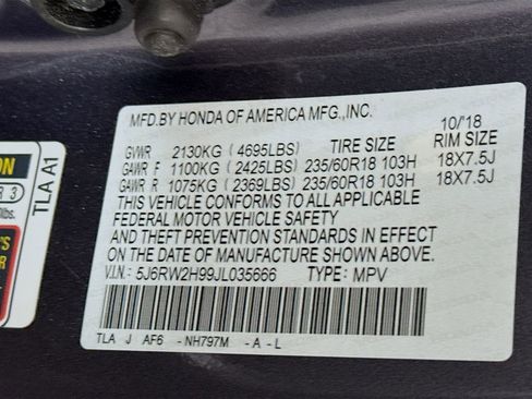Used 2018 Honda CR-V Touring image 33